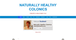 Desktop Screenshot of naturallyhealthycolon.co.uk